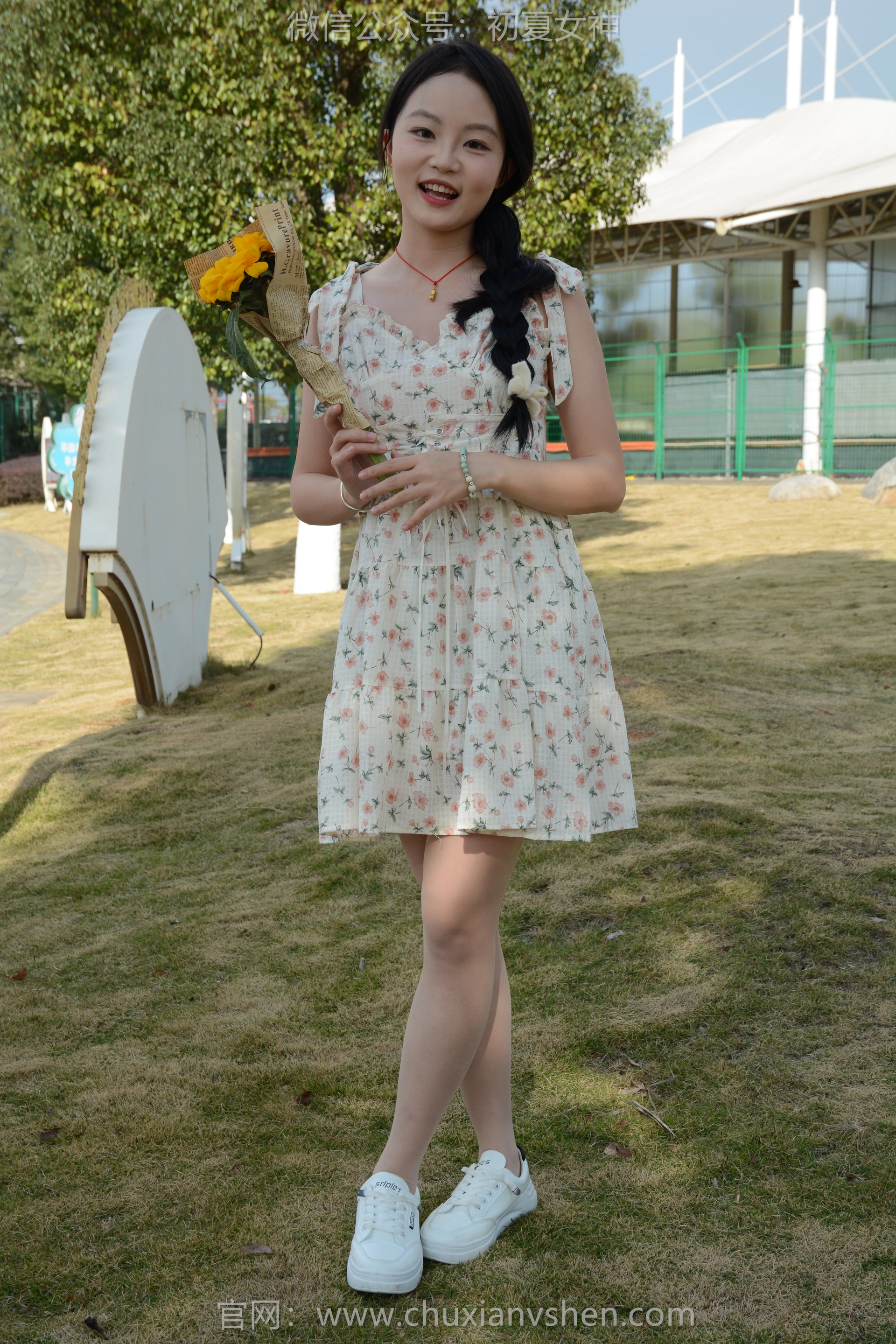 初夏女神 No.150 双双 迎春碎花裙 1